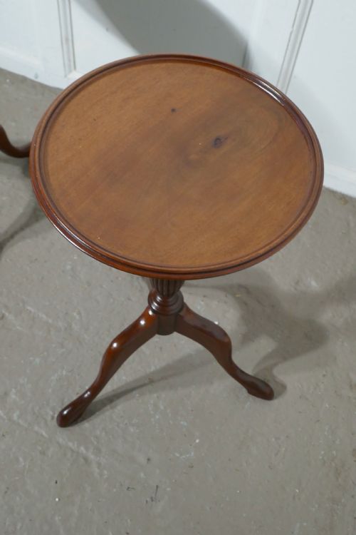 fig 1. A Pair of Small Mahogany Wine Tables