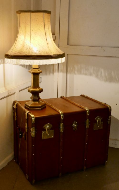 fig 3. Chunky French Brass Table Lamp