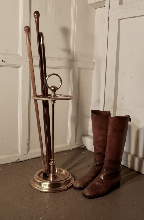 fig 3. 19th Century French Brass Walking Stick or Umbrella Stand