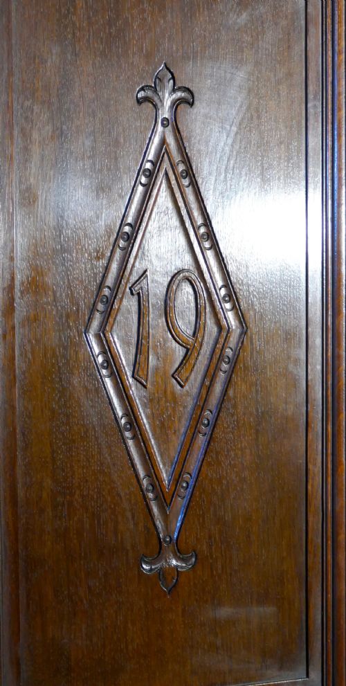 fig 4. Large Arts and Crafts Hall Wardrobe , made by Gillow for Liberty