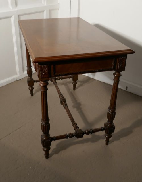 fig 3. An Elegant Edwardian Mahogany Writing Table