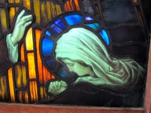 fig 1. Painted and Stained Glass Window, Leaded Glass Church Window