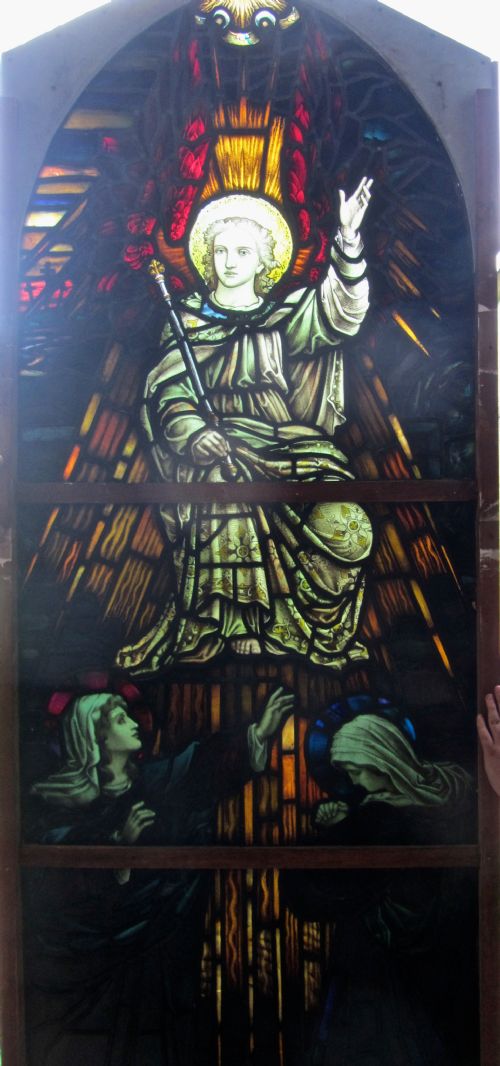 fig 2. Painted and Stained Glass Window, Leaded Glass Church Window