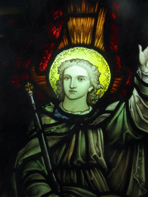 fig 3. Painted and Stained Glass Window, Leaded Glass Church Window