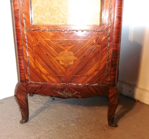 fig 2. French Inlaid and Ormolu Mounted Vitrine