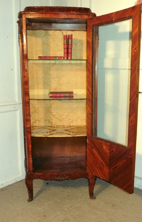 fig 3. French Inlaid and Ormolu Mounted Vitrine