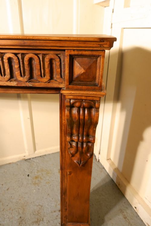 fig 1. French Stripped Pine Fireplace