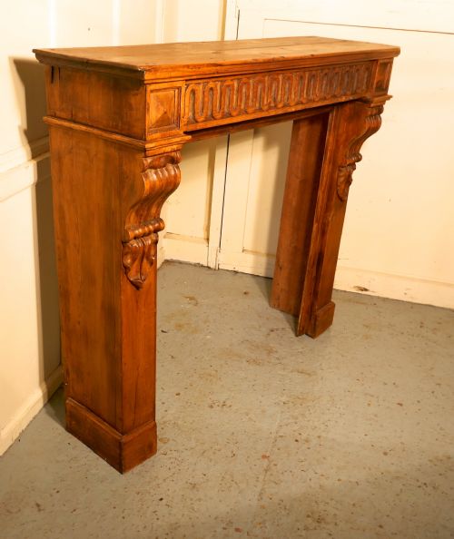 fig 2. French Stripped Pine Fireplace