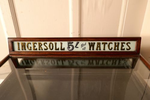 fig 1. Ingersoll Jewellers Shop Watch Shop Display Cabinet