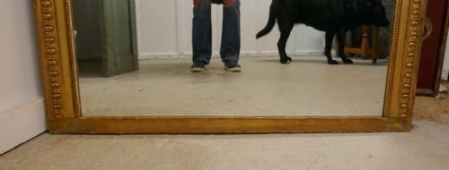 fig 4. Very Large French Gilt Over Mantle Mirror