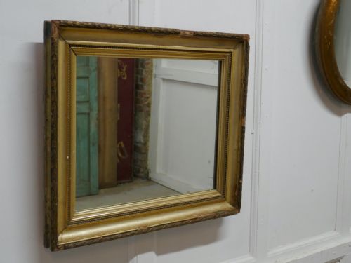 fig 2. Charming 19th Century French Rectangular Gilt Mirror