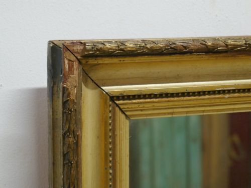 fig 4. Charming 19th Century French Rectangular Gilt Mirror