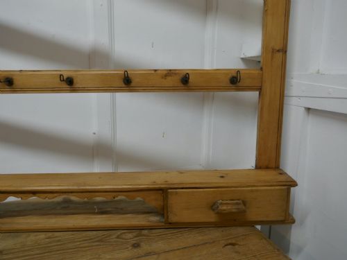 fig 2. Continental Pine Rack with Hooks