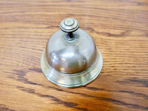 Victorian Brass Courtesy Counter Top Bell,