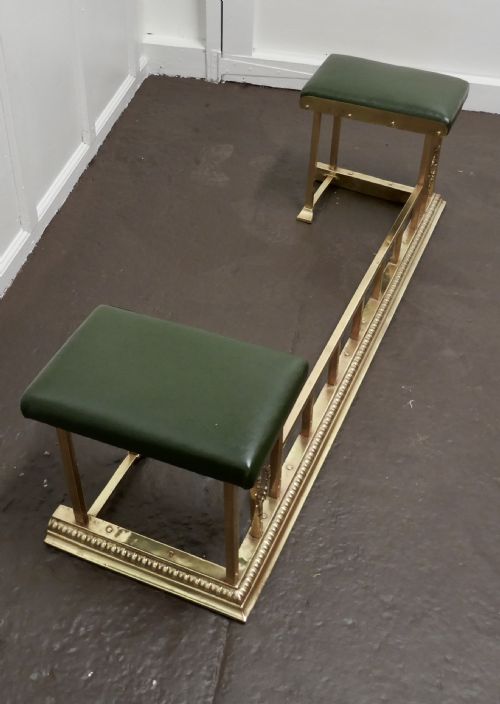 fig 2. Dainty Brass and Leather Club Fender