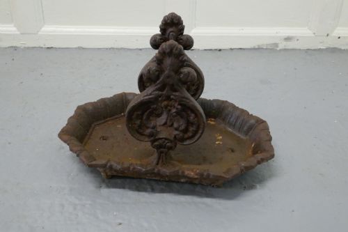 fig 1. Victorian Cast Iron Boot Scraper by T Holcroft & Sons Ltd Wolverhampton