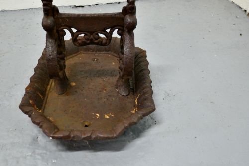 fig 3. Victorian Cast Iron Boot Scraper by T Holcroft & Sons Ltd Wolverhampton