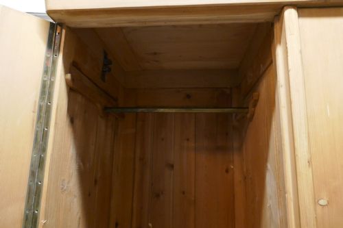 fig 3. Large Stripped Pine Wardrobe Compactum