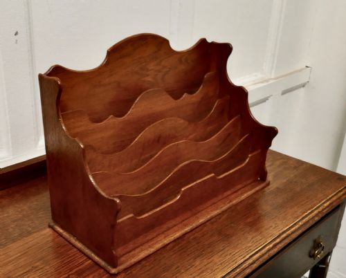 fig 1. A Charming Arts and Crafts Golden Oak Stationary Box