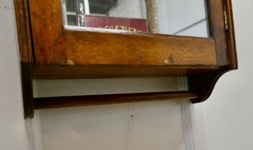 fig 3. Wall Hanging Oak Cloakroom Cupboard