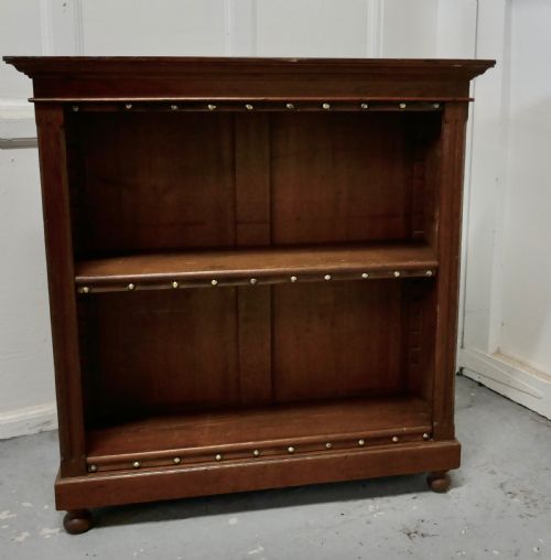 fig 1. Arts and Crafts Open Oak Bookcase.