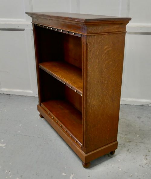 fig 3. Arts and Crafts Open Oak Bookcase.