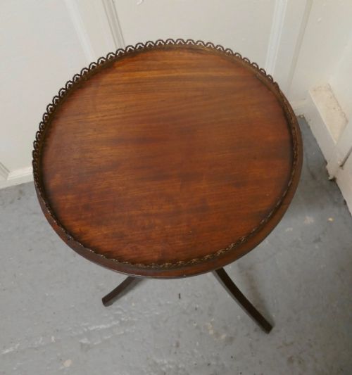 fig 3. Regency Style Mahogany Wine Table with Gallery
