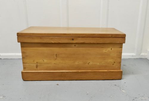 Victorian Pine Blanket Box,