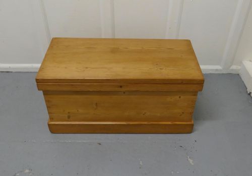 fig 1. Victorian Pine Blanket Box,