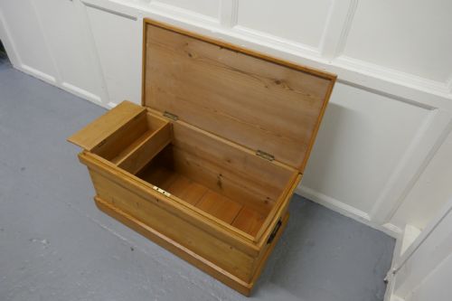 fig 3. Victorian Pine Blanket Box,