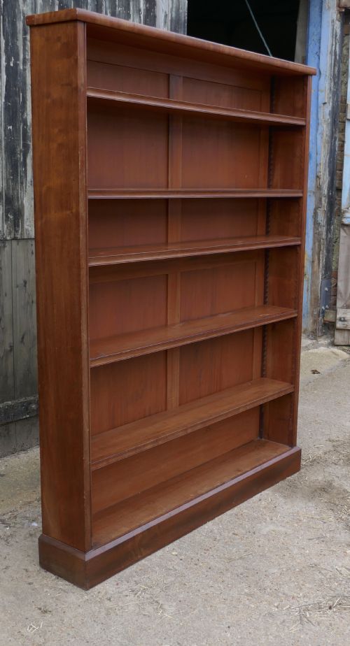 fig 1. Victorian Mahogany Open Book Case