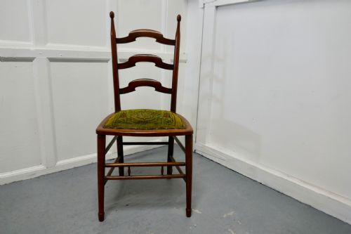 fig 3. 19th Century Chair with Original Carpet Seat By John Hodder