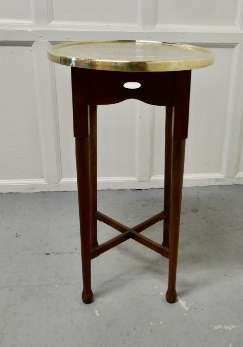 fig 2. Brass Top Coffee Table or Occasional Table