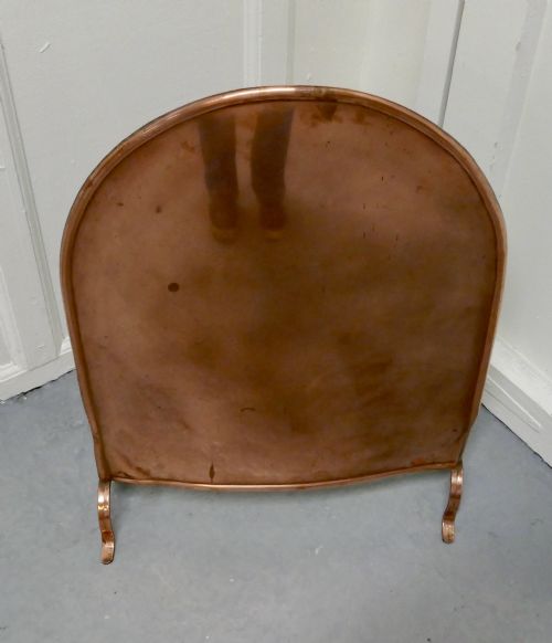 fig 3. Art Nouveau Decorative Copper Fire Screen