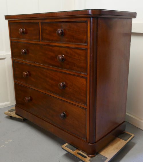 fig 2. Large Victorian Mahogany Chest of Drawers