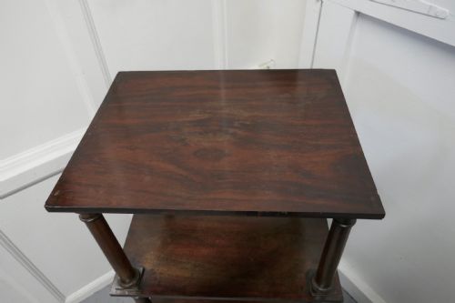 fig 2. Three Tier Regency Rosewood Whatnot with Drawer