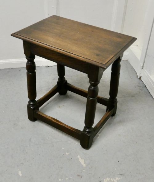 19th Century Oak Joint Stool