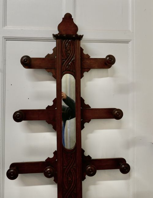 fig 2. Victorian Carved Oak Tree Hall Stand