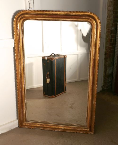 fig 2. French 19th Century Louis Philippe Gold Mirror