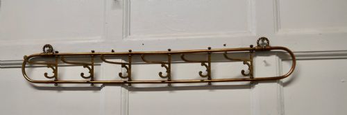 fig 3. Nautical Brass Folding Coat Hook Rack from a Yacht
