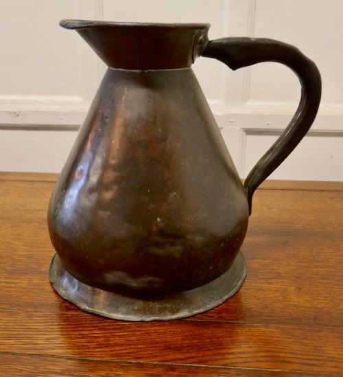 fig 1. Large Georgian Copper Gallon Measure