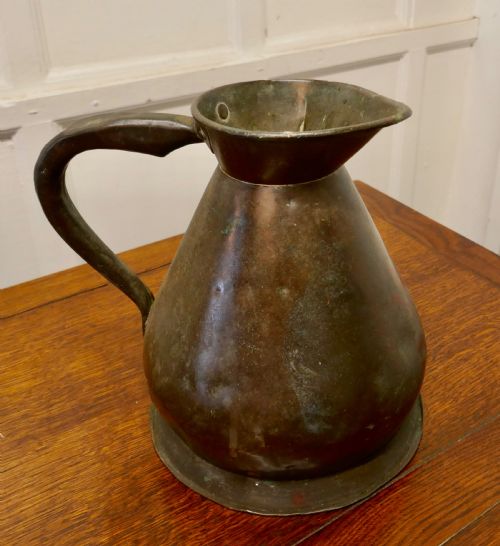 fig 3. Large Georgian Copper Gallon Measure