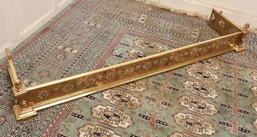 fig 2. Victorian Pierced Brass Fender