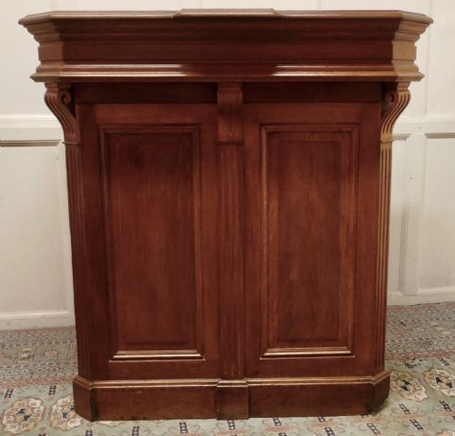 French Oak Hotel Restaurant Reception Hostess Greeting Station, Greeter