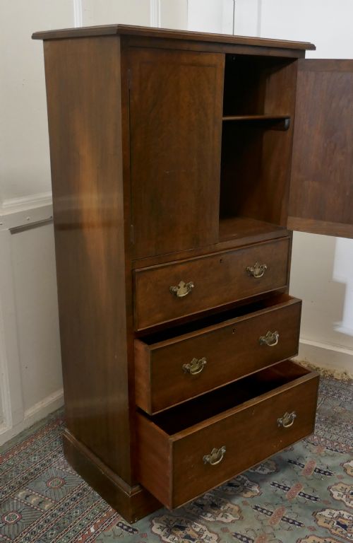 fig 3. Art Deco Walnut Tall Boy