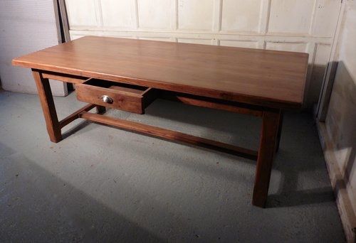 fig 1. French Elm Farmhouse Table from Brittany