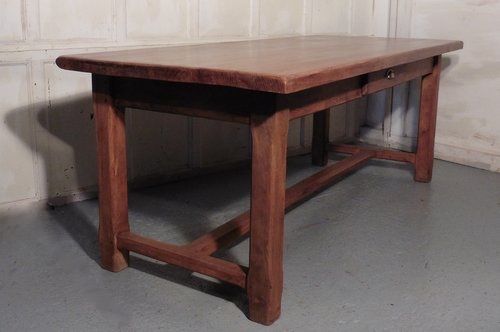 fig 2. French Elm Farmhouse Table from Brittany