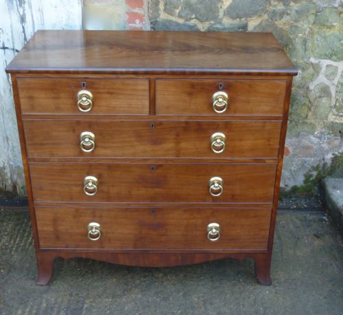 fig 1. Early 19th Century Mahogany Chest Of Drawers