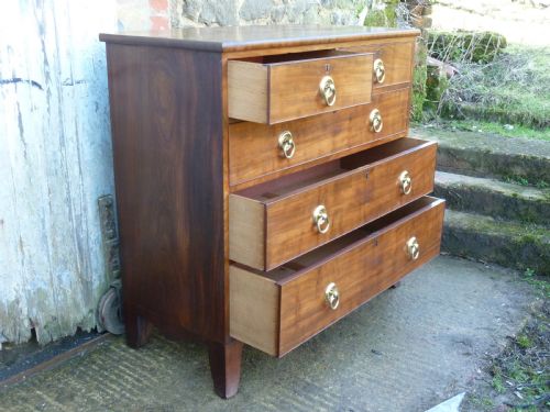 fig 2. Early 19th Century Mahogany Chest Of Drawers