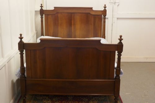 fig 1. 19th Century French Walnut Double Bed